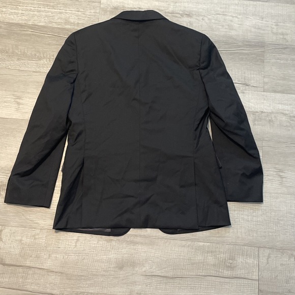 Loro Piana Suit Jacket Men's 40S Black‎ Wool Tailored In Italy Super 120s - Picture 5 of 10